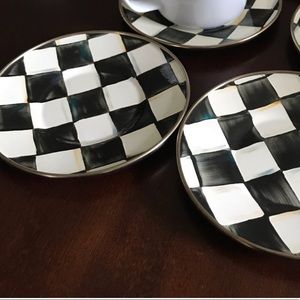 2 mackenzie child saucers